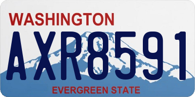 WA license plate AXR8591