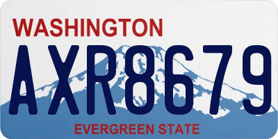 WA license plate AXR8679