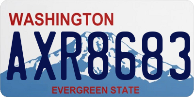 WA license plate AXR8683
