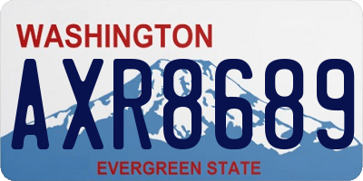 WA license plate AXR8689
