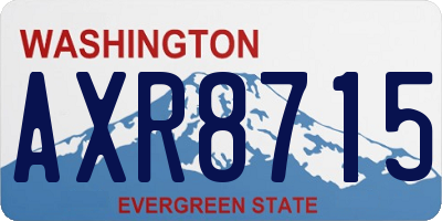 WA license plate AXR8715
