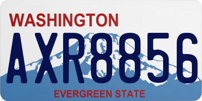 WA license plate AXR8856
