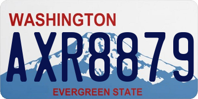 WA license plate AXR8879