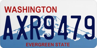WA license plate AXR9479