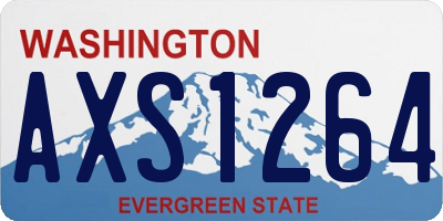 WA license plate AXS1264