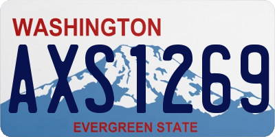 WA license plate AXS1269