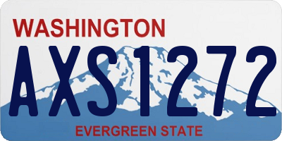 WA license plate AXS1272