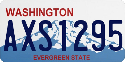 WA license plate AXS1295
