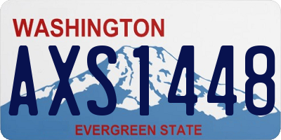 WA license plate AXS1448