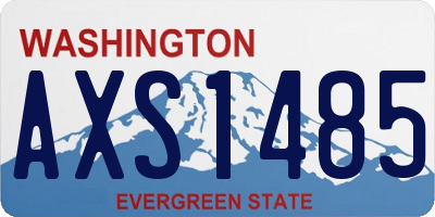 WA license plate AXS1485