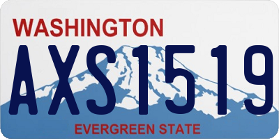 WA license plate AXS1519