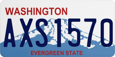 WA license plate AXS1570