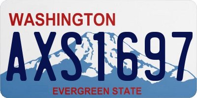 WA license plate AXS1697