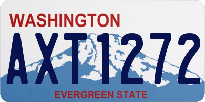 WA license plate AXT1272