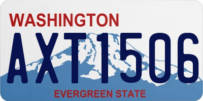 WA license plate AXT1506
