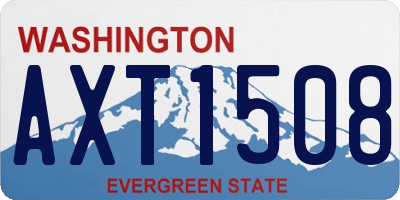 WA license plate AXT1508