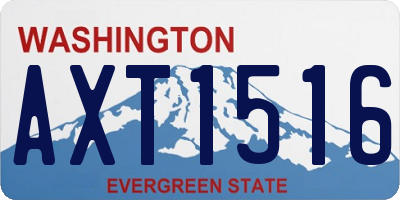WA license plate AXT1516