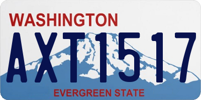 WA license plate AXT1517