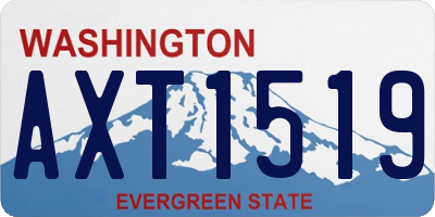 WA license plate AXT1519