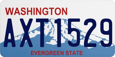 WA license plate AXT1529