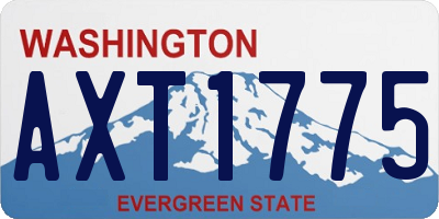 WA license plate AXT1775