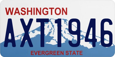 WA license plate AXT1946