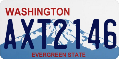 WA license plate AXT2146