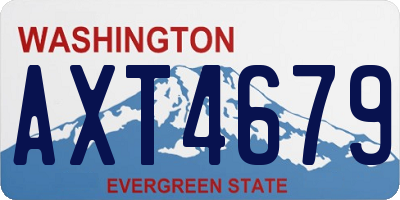 WA license plate AXT4679