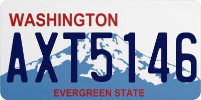 WA license plate AXT5146