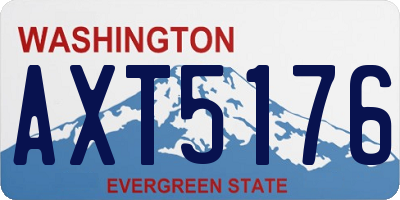 WA license plate AXT5176
