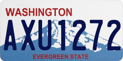 WA license plate AXU1272