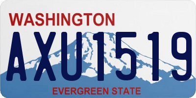 WA license plate AXU1519