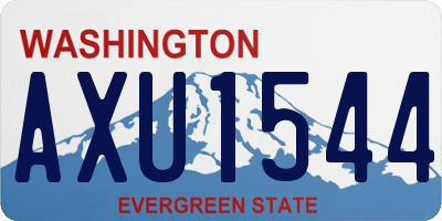 WA license plate AXU1544