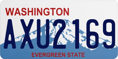 WA license plate AXU2169