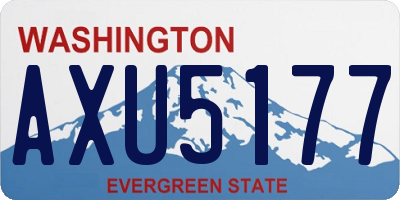 WA license plate AXU5177
