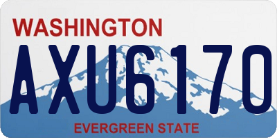 WA license plate AXU6170
