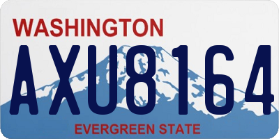 WA license plate AXU8164
