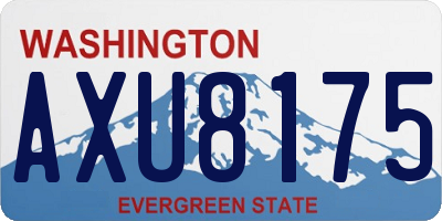 WA license plate AXU8175
