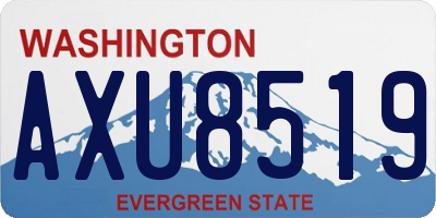 WA license plate AXU8519
