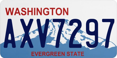WA license plate AXV7297