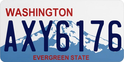 WA license plate AXY6176