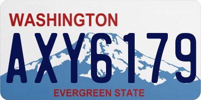 WA license plate AXY6179