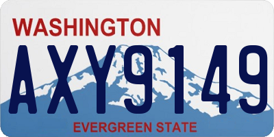 WA license plate AXY9149