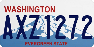 WA license plate AXZ1272
