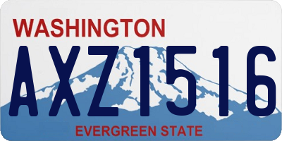 WA license plate AXZ1516
