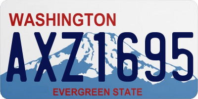 WA license plate AXZ1695