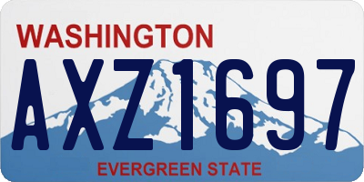 WA license plate AXZ1697