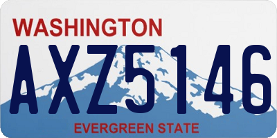 WA license plate AXZ5146