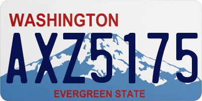 WA license plate AXZ5175