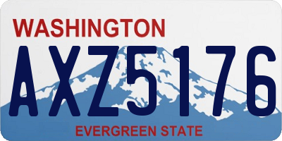 WA license plate AXZ5176